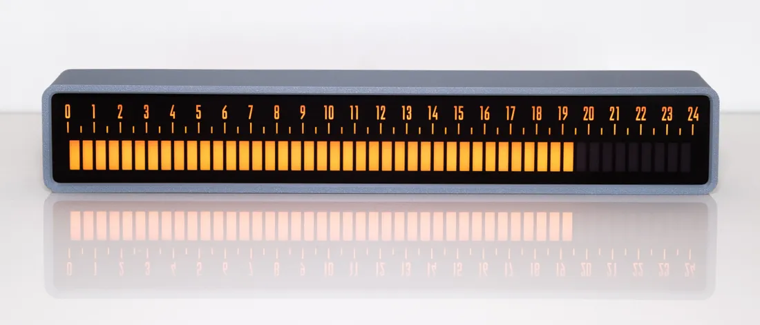 Linear clock LED layout 3
